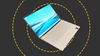 The Dell XPS 15 Plus on the ITPro background